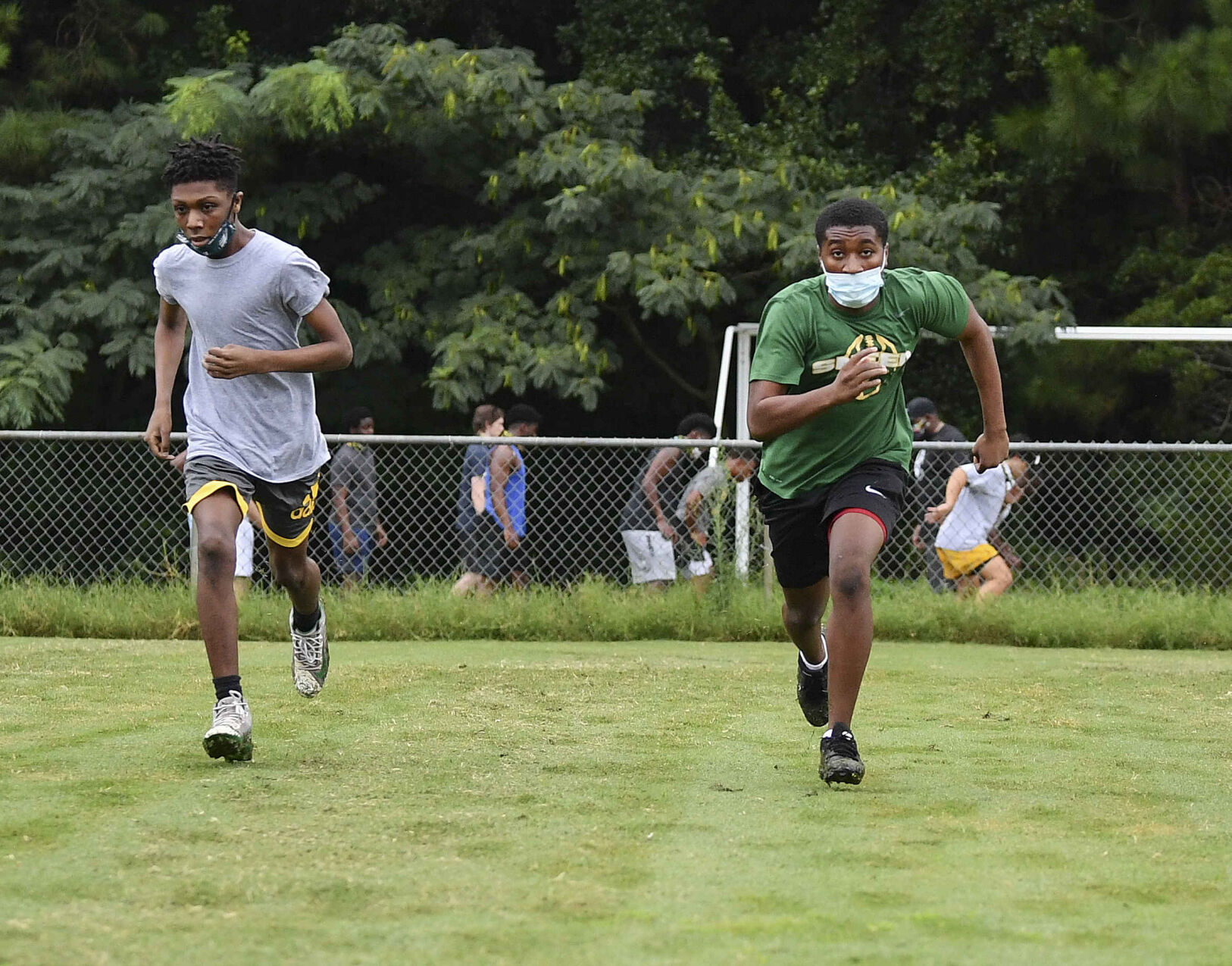 West Florence High School football practice